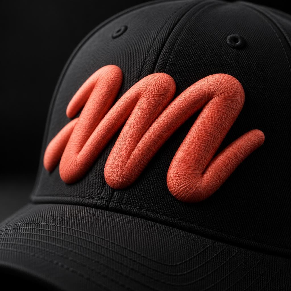 Neon Wave 3D Puff Snapback