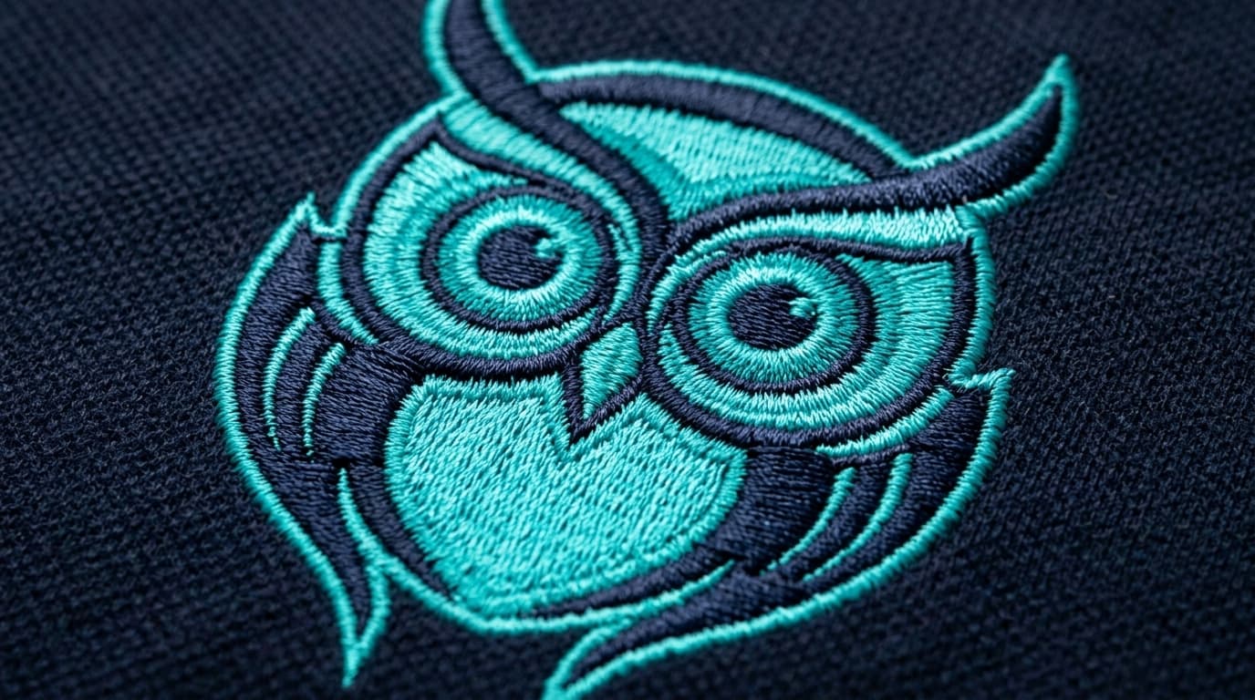 Nocturnal Owl Mascot Digitizing